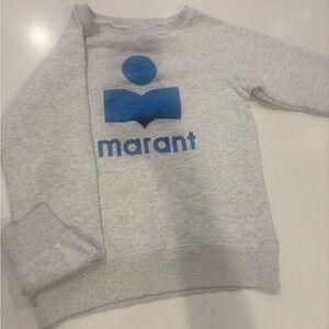 ISABEL MARANT ÉTOILE Women's Grey and Blue Sweatshirt